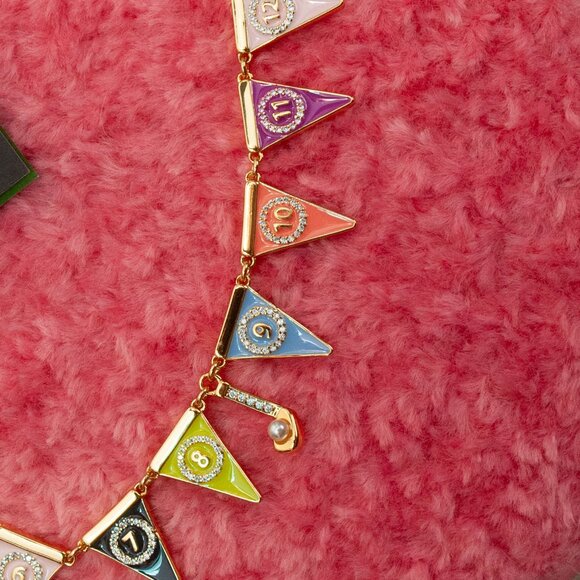 NWT kate spade Limited Edition Hole In One Statement Necklace - Picture 8 of 11